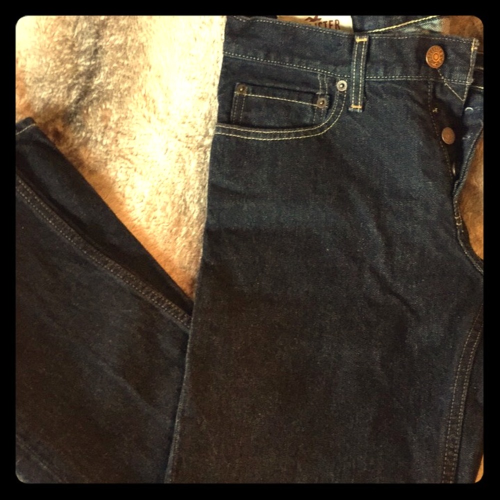 Men’s Hollister 31 x 30 Bootcut Blue Jeans
